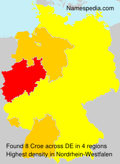 Surname Croe in Germany Surname Croe in Germany
