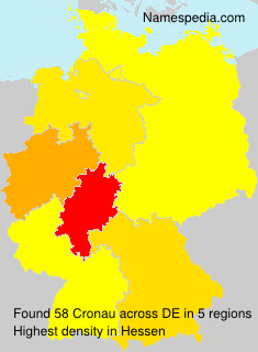 Surname Cronau in Germany Surname Cronau in Germany