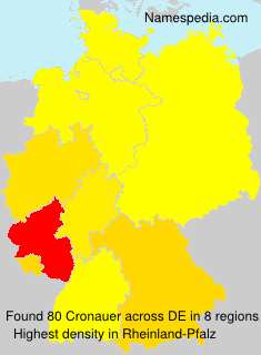Surname Cronauer in Germany Surname Cronauer in Germany
