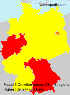 Surname Crowther in Germany Surname Crowther in Germany
