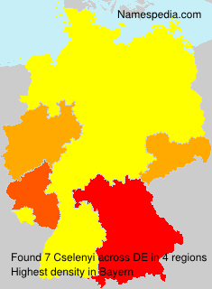 Surname Cselenyi in Germany Surname Cselenyi in Germany