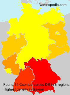 Surname Csontos in Germany Surname Csontos in Germany
