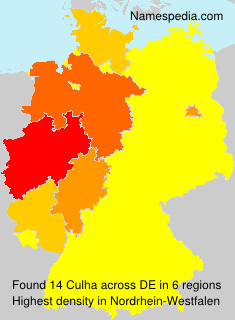 Surname Culha in Germany Surname Culha in Germany
