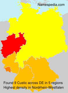 Surname Custic in Germany Surname Custic in Germany