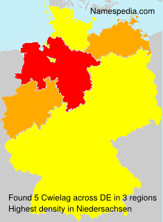Surname Cwielag in Germany Surname Cwielag in Germany
