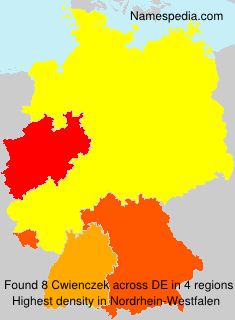 Surname Cwienczek in Germany Surname Cwienczek in Germany
