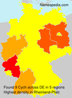 Surname Cych in Germany Surname Cych in Germany