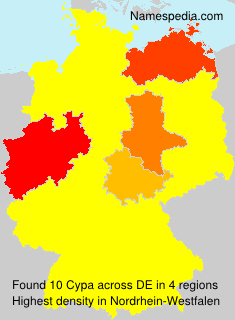 Surname Cypa in Germany Surname Cypa in Germany