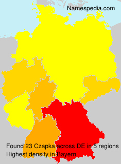 Surname Czapka in Germany Surname Czapka in Germany