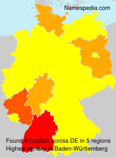 Surname Czeloth in Germany Surname Czeloth in Germany