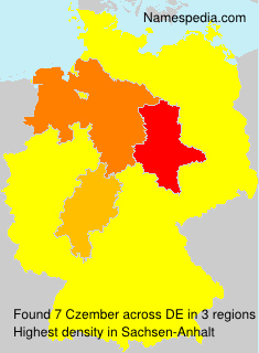 Surname Czember in Germany Surname Czember in Germany