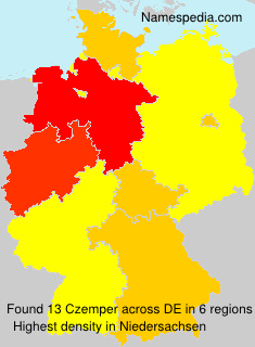 Surname Czemper in Germany Surname Czemper in Germany