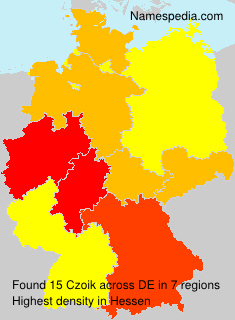 Surname Czoik in Germany Surname Czoik in Germany