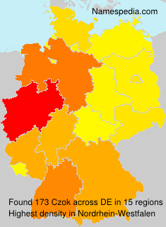 Surname Czok in Germany Surname Czok in Germany