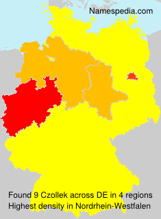 Surname Czollek in Germany Surname Czollek in Germany