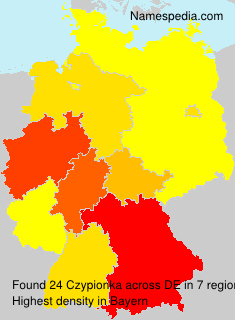 Surname Czypionka in Germany Surname Czypionka in Germany