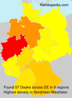 Surname Daake in Germany Surname Daake in Germany