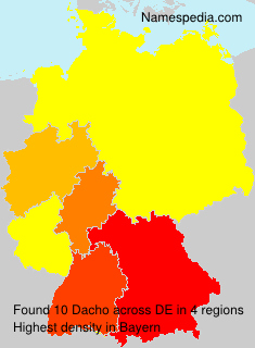 Surname Dacho in Germany Surname Dacho in Germany
