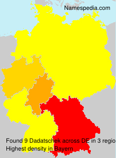 Surname Dadatschek in Germany Surname Dadatschek in Germany