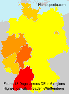 Surname Dagci in Germany Surname Dagci in Germany