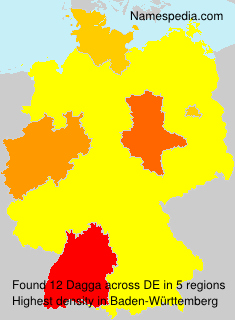 Surname Dagga in Germany Surname Dagga in Germany