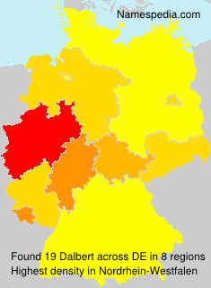 Surname Dalbert in Germany Surname Dalbert in Germany