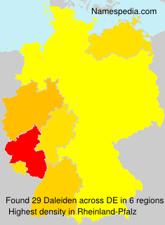 Surname Daleiden in Germany Surname Daleiden in Germany