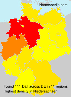 Surname Dall in Germany Surname Dall in Germany