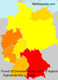 Surname Danecker in Germany Surname Danecker in Germany