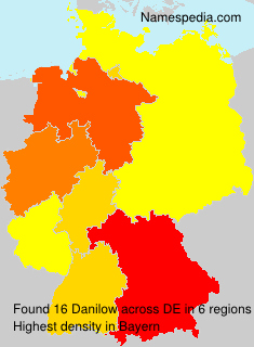 Surname Danilow in Germany Surname Danilow in Germany