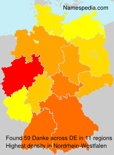 Surname Danke in Germany Surname Danke in Germany