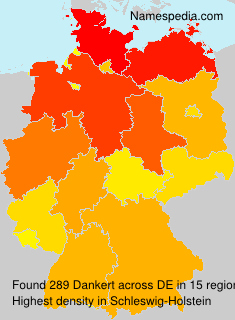 Surname Dankert in Germany Surname Dankert in Germany