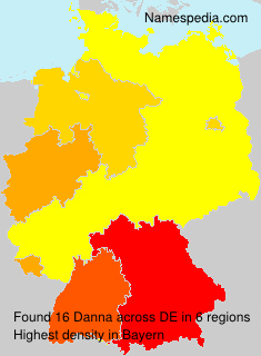 Surname Danna in Germany Surname Danna in Germany