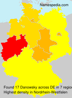 Surname Danowsky in Germany Surname Danowsky in Germany