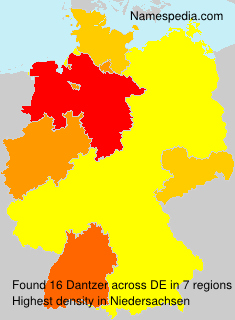 Surname Dantzer in Germany Surname Dantzer in Germany