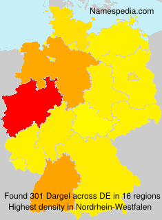 Surname Dargel in Germany Surname Dargel in Germany