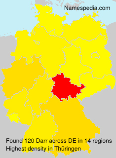 Surname Darr in Germany Surname Darr in Germany