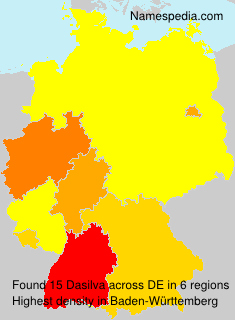 Surname Dasilva in Germany Surname Dasilva in Germany