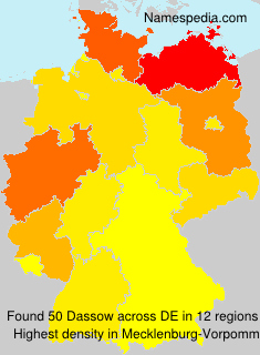 Surname Dassow in Germany Surname Dassow in Germany