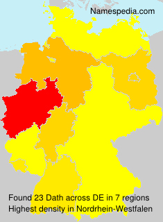 Surname Dath in Germany Surname Dath in Germany