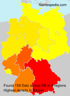 Surname Datz in Germany Surname Datz in Germany