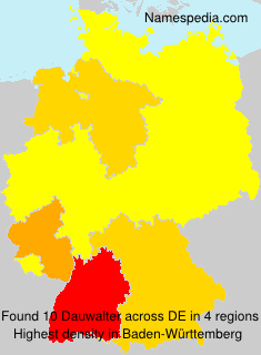 Surname Dauwalter in Germany Surname Dauwalter in Germany