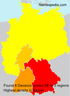 Surname Davanzo in Germany Surname Davanzo in Germany
