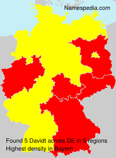 Surname Davidt in Germany Surname Davidt in Germany
