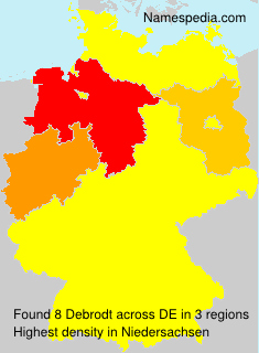 Surname Debrodt in Germany Surname Debrodt in Germany