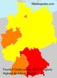Surname Dedaj in Germany Surname Dedaj in Germany