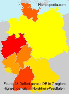 Surname Deffert in Germany Surname Deffert in Germany