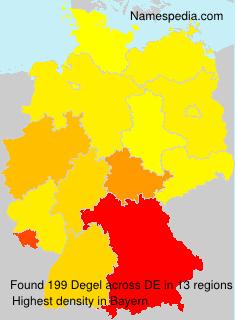 Surname Degel in Germany Surname Degel in Germany