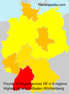 Surname Degrell in Germany Surname Degrell in Germany