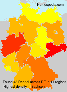 Surname Dehnel in Germany Surname Dehnel in Germany